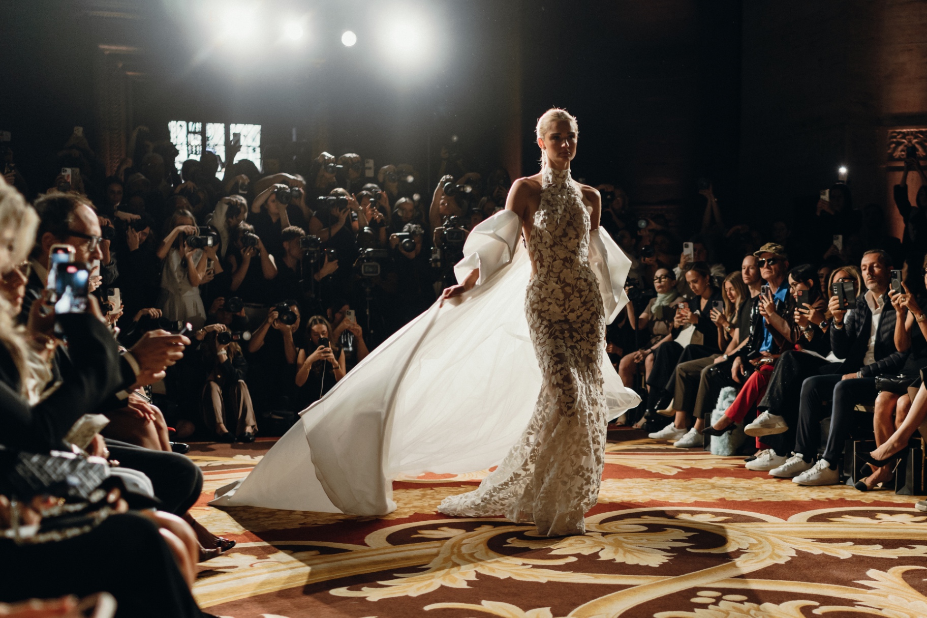 Runway gown NYFW
