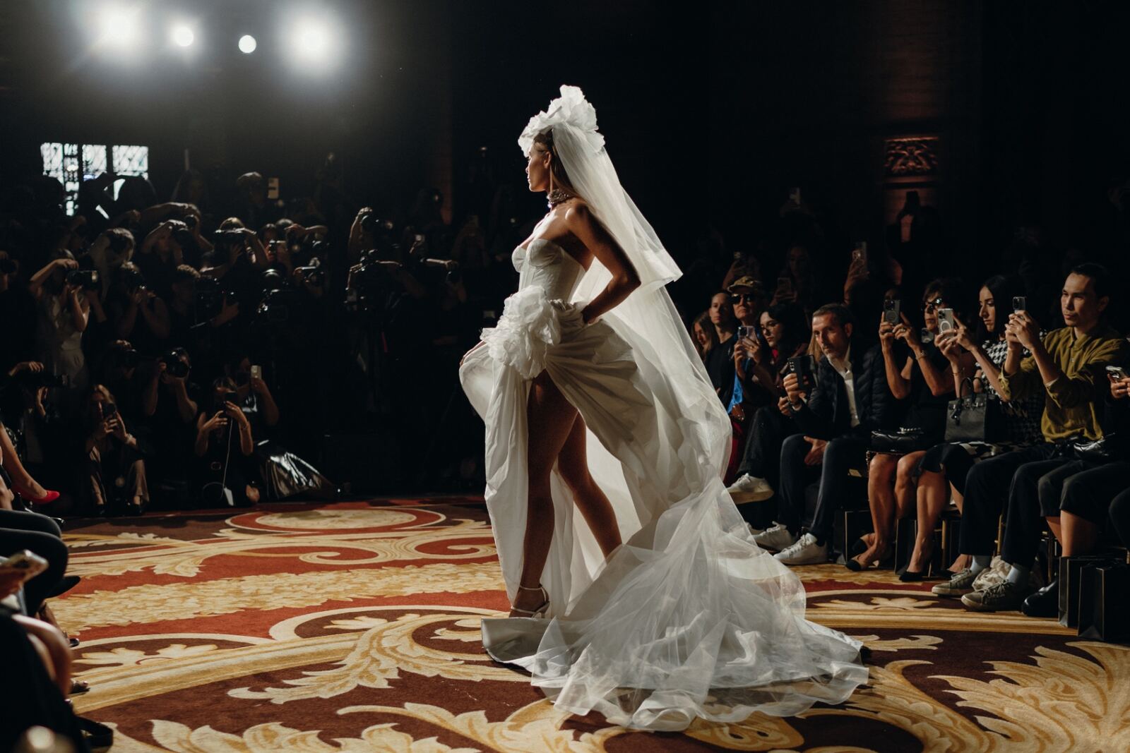 Runway bridal couture